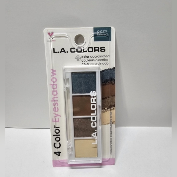 L.A. Colors 4 Color Eyeshadow Palette in Tailored ( C62127) BNIB - Picture 5 of 5